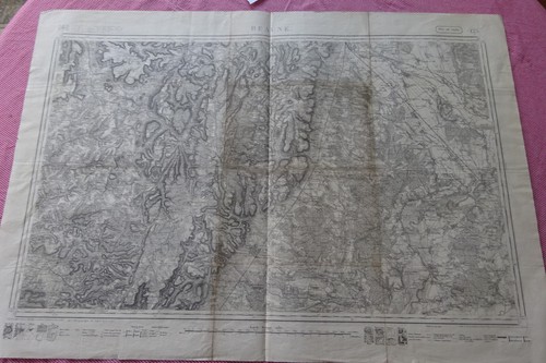 Carte etat major xixè - carte,
