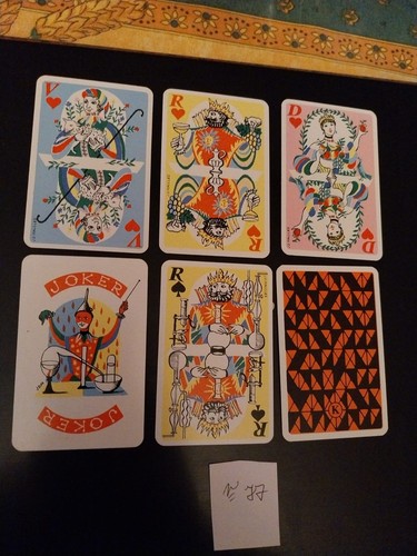 Carte jouer 2 joker - à,