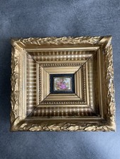 Ancien Cadre Tableau Émaux