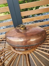 Ancienne et Authentique Bouillotte en cuivre laiton vintage