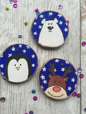 Trio de Noël enneigé