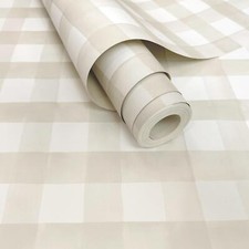 Papier Peint Gingham Aquarelle