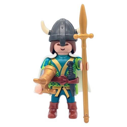 Playmobil nain vert - , casque