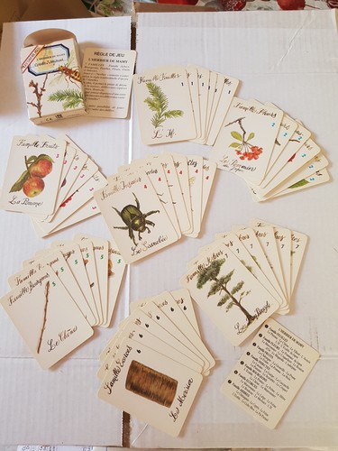 Jeu cartes ancien 7 - cartes,
