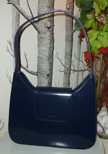 LANCEL **SAC SIXTINE ancienne collection** Bleu marine foncé ** Très bel Etat !