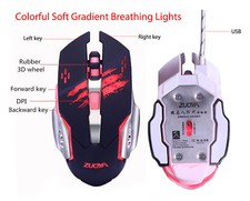 Professional LED Optical Mouse DPI 6 Button USB Wired Gaming Mouse for Pro Game