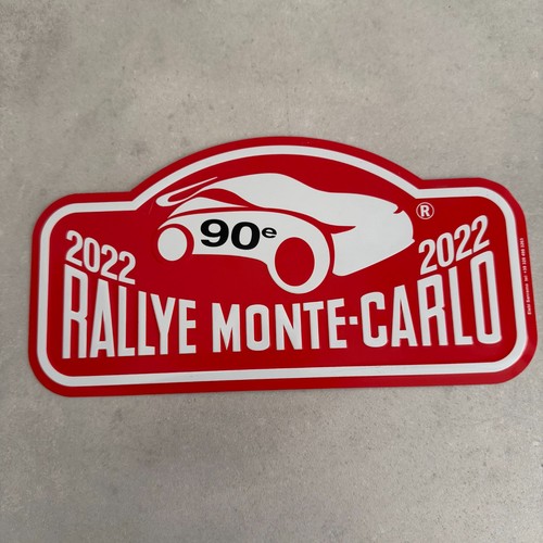 Plaque rallye monte carlo - plaque,