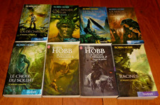 Lot 8 Livres ROBIN HOBB série LE SOLDAT CHAMANE 1 2 3 4 5 6 7 8 (fantasy)