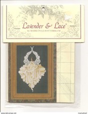 grille point de croix marque Lavender & Lace"Peace Angel"