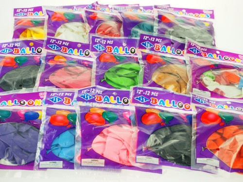 Latex party balloons bright - latex,