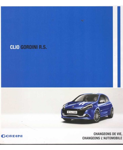 Brochure clio - brochure,