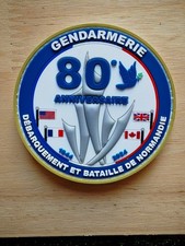 écusson de collection Gendarmerie Bataille de Normandie 80 D Day