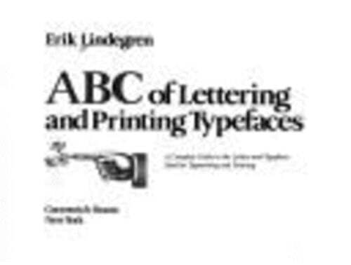 Abc lettering and printing - lettering,