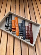 Bracelet Cuir Montre "Crocodile" - Toutes tailles