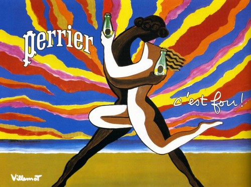 Affiche poster perrier - poster,