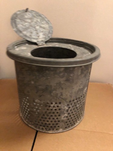 Vintage antique bait - bait, bucket
