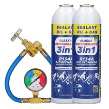 Kit Double – 3en1 Alaska Réfrigérant de remplacement HC134a+tuyau (PAG100)