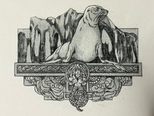 MAURICE DE BECQUE Gravure Eau