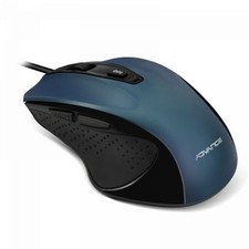 Souris 6D filaire USB Bleu