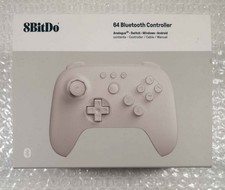 64 BLUETOOTH CONTROLLER (ANALOGUE 3D) WHITE PC / SWITCH NEW (8BITDO)