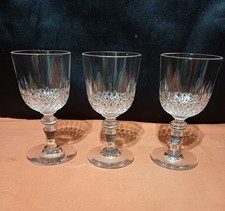 lot de 3 verres ancien  cristal baccarat 10,5 cm catalogue 1907