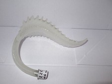 1 FEUILLE VINTAGE EN VERRE DE