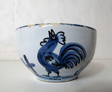 ancienne tasse en faïence Quimper coq