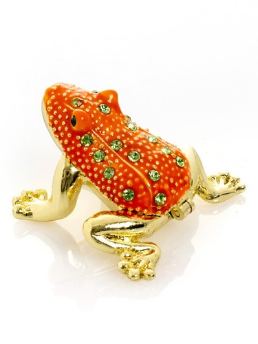 Boîte bibelots grenouille - à,
