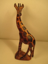 Bois Sculpture Girafe Art de