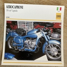 Aerocaproni 150 cc Capriolo 1955 carte moto collection Atlas Italie