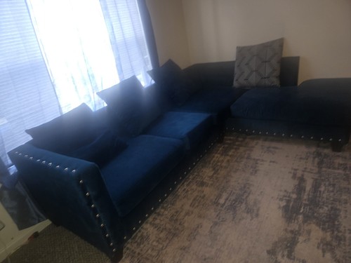 Chaise lounge riveted sofa - chaise,