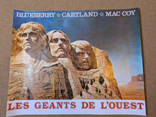 RARE AFFICHE-POSTER"BLUEBERRY,CARTLAND,MAC COY" années 80(GIR,PALACIOS,PILOTE...