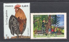 FRANCE 5007 et 5011 COQ et OFFICE NATIONAL DES FORÊTS, NEUFS xx, TRES BEAUX