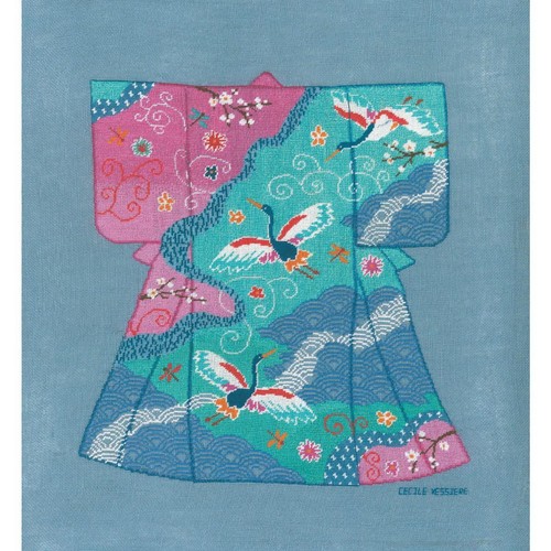 Kit broderie bonheur des - broderie,