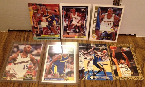 Latrell sprewell card lot - latrell,