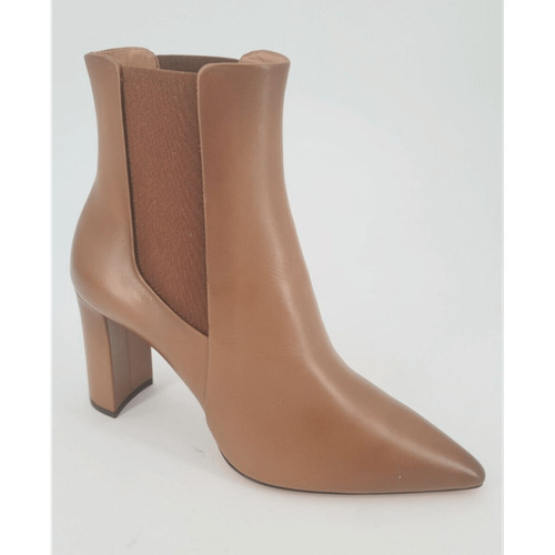 Bottines begonia camel santoni - bottines,