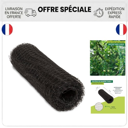 Filet anti oiseaux 5x2m - 5x2m, maille