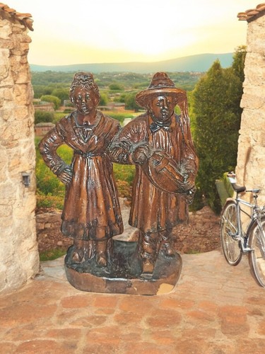 Santon ancien provence - ancien, signé