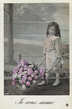 CP JE VOUS AIME ENFANT AVEC