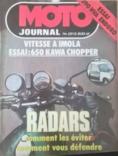 Magazine MOTO JOURNAL. n 429. 11 Octobre 1979