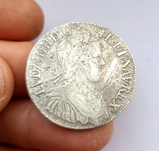 Monnaie de Louis XIV - 1/2 Ecu à la méche Longue - 1654 B - ROUEN - 13,37gr