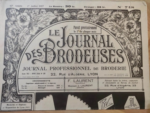 Journal des brodeuses 748 - des, 748 