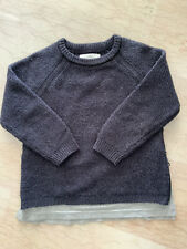 JOLI PULL GARÇON ZARA BOYS, SUPERPOSITION DE MATIÈRES, TRÈS STYLÉ, 5-6 ANS