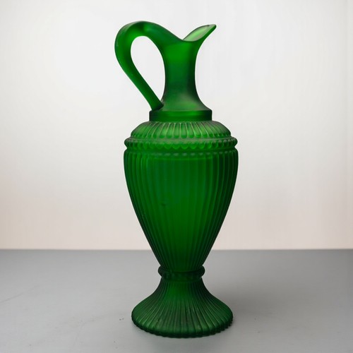 Vintage french green frosted - vintage,