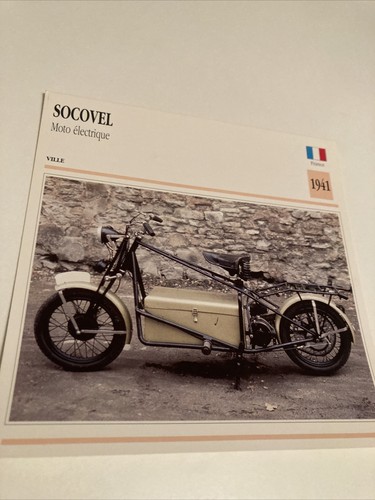 Socovel moto électrique 1941 - moto,