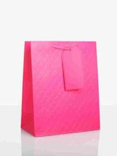 Grand sac cadeau rose