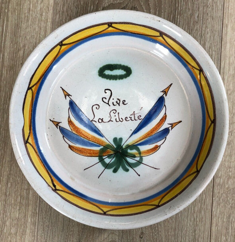 Belle assiette faïence - belle,