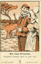 Carte Nos vieux proverbes