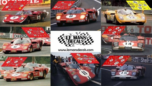 Décal ferrari 512 - décal, lunga