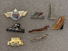 Lot X 8 Pins’ Thématique Aviation Avion Aéroport Air France Inter Dhl 737 300